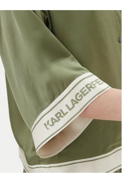 Karl Lagerfeld Cămașă de damă A2W11037 Verde