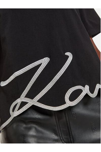 Karl Lagerfeld Tricou damă 226W1703 negru