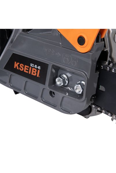 kseibi Gasoline Chain Saw, 2600W, 58CC Handheld Gasoline Powered Chainsaws Chain Pitch 3/8"