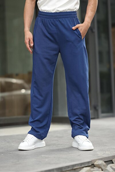 Madmext Lacivert Rahat Kesim Erkek Eşofman Altı E6560