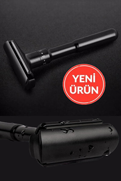 Qualis Q7 Ayarlanabilir Full Metal Tıraş Makinesi 5 Adet Platinum Yaprak Jilet