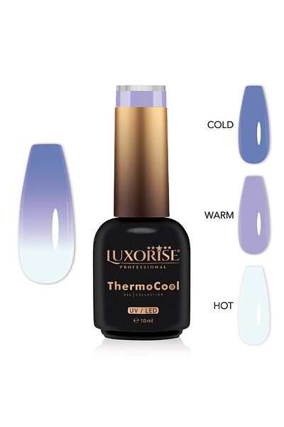 LUXORISE Oja termică semipermanentă ThermoCool 3 culori - Future 10ml