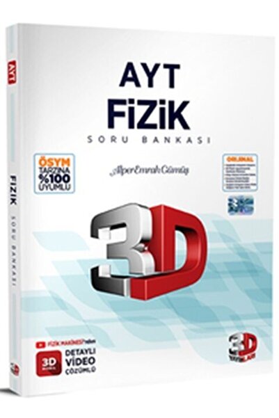 Parlayan Projeler 2025 AYT Fizik Soru Bankası 3D Yayınları