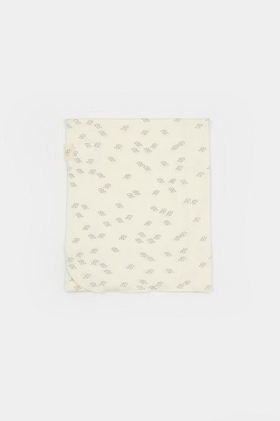 BabyCosy Organic Wear Printed Blanket, BabyCosy, 50% modal+50% cotton, Ecru, 85X85 cm