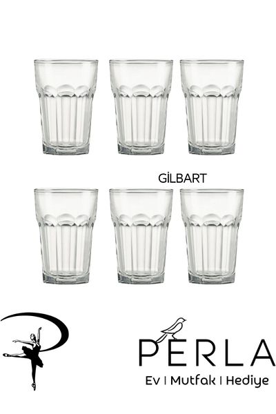Porland Gibraltar Set of 6 Soft Drink Glasses 410Cc