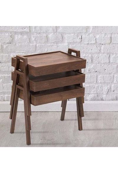 Living Side Service Tables Set of 3