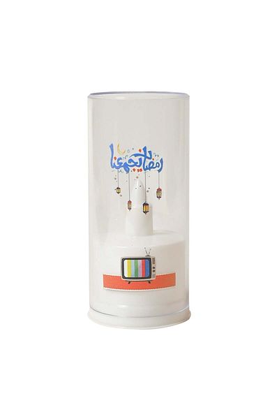 Party and Story Ramadhan decorated candle plastic transparent large 12 pieces
