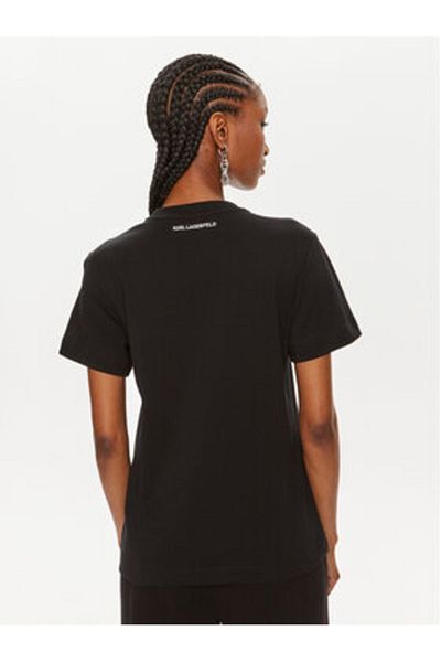 Karl Lagerfeld Tricou damă 245W1717 negru