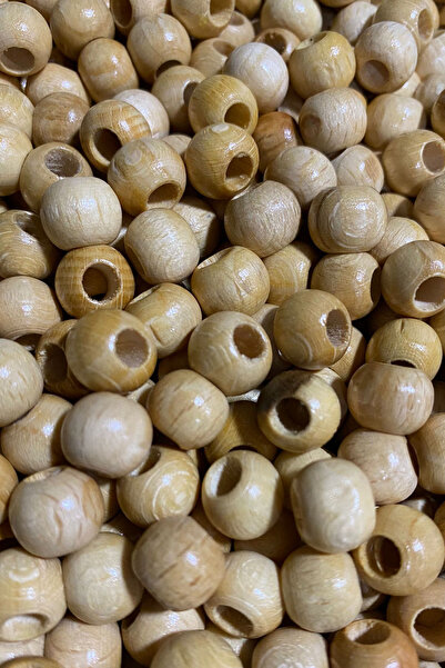 SSCglow 10 mm 250 komada perli od drvene ploče u prirodnoj boji