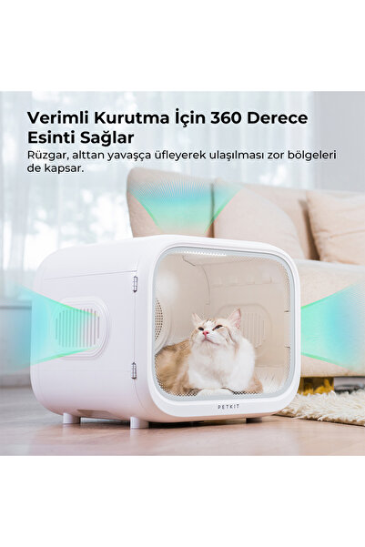 Petkit Akıllı Evcil Hayvan Kurutma Makinesi (RESMİ DİSTRİBÜTÖR GARANTİLİ)