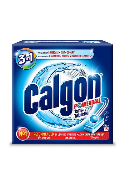 Calgon Calgon 3 σε 1 Powerball Δισκία κατά των αλάτων, 15 τεμάχια