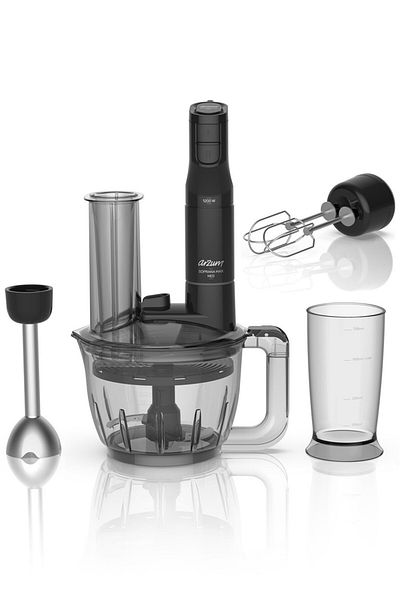 Arzum Ar1187 Soprano Max Multi Black 1200 W Blender Set