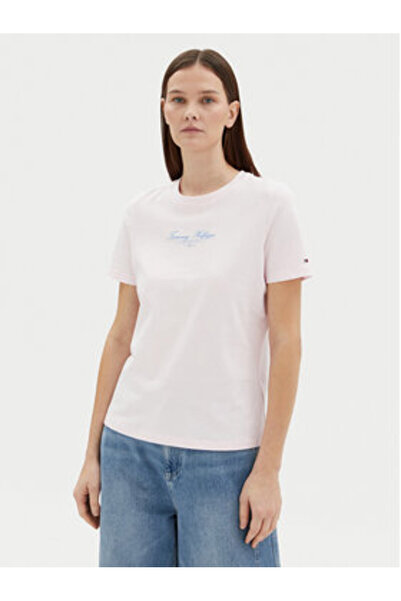 Tommy Hilfiger Γυναικείο T-shirt WW0WW45428 Ροζ