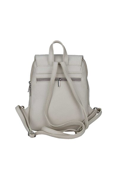 Toro Nero Women's backpack made of beige genuine leather Cris