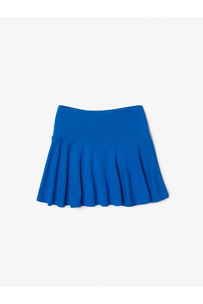 Lacoste Fustă plisată pentru fete JJ6762 albastră