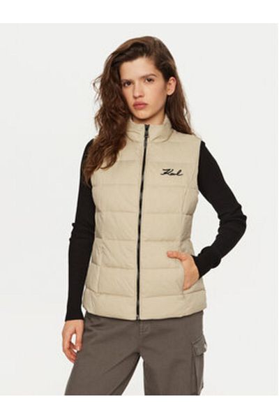 Karl Lagerfeld Women's Sleeveless 246W1512 Beige