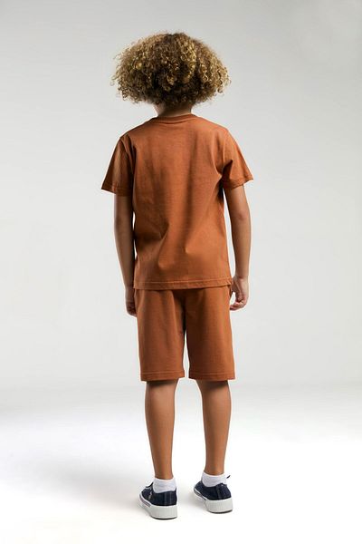 U.S. Polo Assn. Boy's Light Brown Bermuda Suit