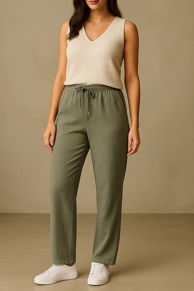 Royalside Women S High Waist Pants – Lightweight Texture Breathable Fabric, Comfort for 4 Seasons