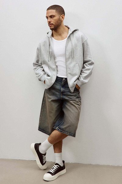 H&M Relaxed Fit Zip-through Hoodie