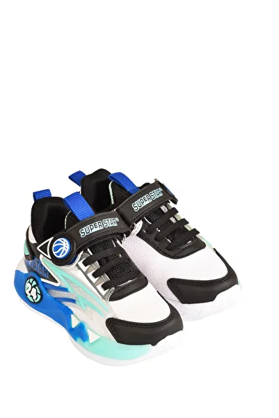 minibonito Boys' Velcro Lace Thermo Sole Casual Sneaker