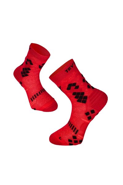 Try to Fly Red Compression Socks