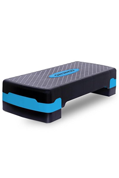 Sparnod Fitness جهاز ستيبر SAS-1000 قابل للتعديل الارتفاع، يدعم حتى 225 كجم، تدريب القوة والبيلاتس، أزرق