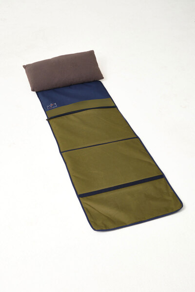 Kevin Şezlong TayaMat, Katlanabilir Sırt Dayamalı Oturma Dinlenme Matı & Minder