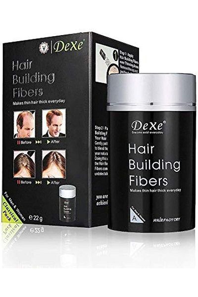 Dexe Classic Necessity Easy to Use Lose Hair Building Fibres, 22 g (Dark Brown)