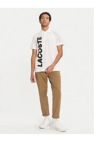 Lacoste Tricou polo pentru bărbați Lacoste PH2801 Alb