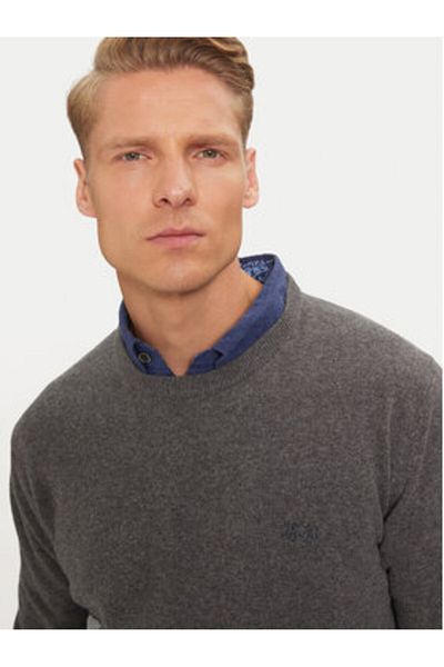 LA MARTINA Men's Sweater ZMS024 YW106 Gray
