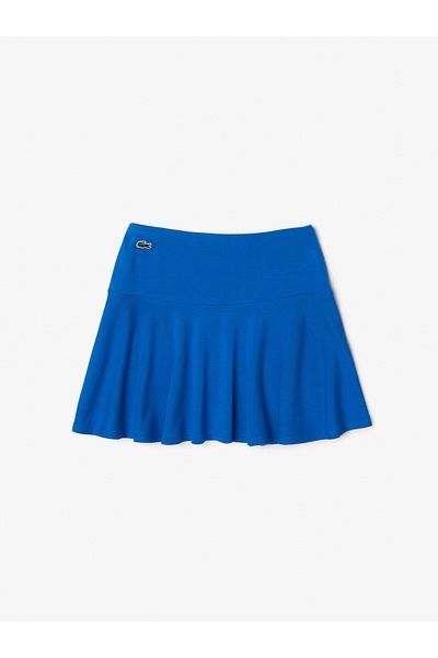 Lacoste Fustă plisată pentru fete JJ6762 albastră