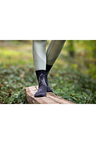 Try to Fly Grey Alpine Capricorn Merino Wool Hiking Socks