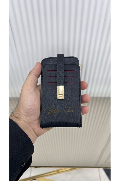 patideri Pocket Size Vertical Mini Wallet with Plenty of Card Holders (Custom Printed Name)
