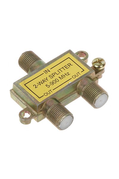 flores Splitter TV, pentru cablu coaxial, 5-900 MHz, 2 iesiri