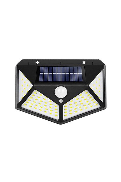eyemazing Autonomous solar lantern, 100 LED, eMazing, wall-mounted, cordless, 4-side lighting, sensor
