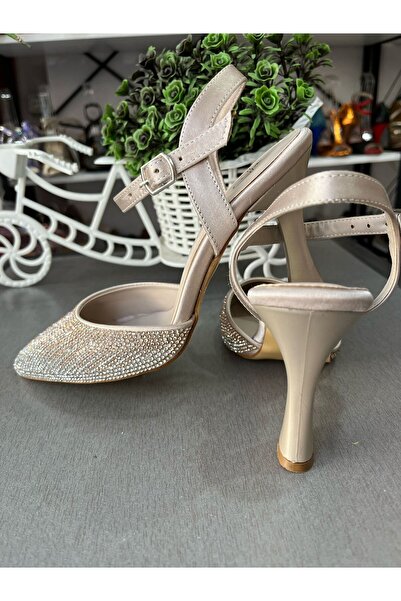 JENA 7.5 cm Thick Galler Heel Ebruli Color Transition Very Stylish-Very Stylish Evening Dress Shoes