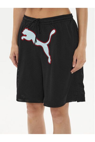 Puma Pantaloni scurți sport pentru femei 536636 Negri