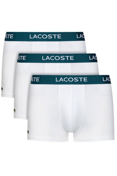 Lacoste Men's Set of 3 pairs of boxers 5H3389 White