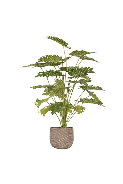 Clayre & Eef Ghiveci de flori ceramic maro Ø 18 cm x 15 înălțime