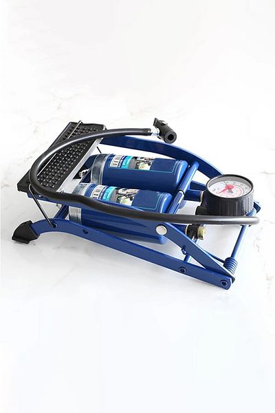 NUBLADO Foot Type Air Pump with Gauge Double Air Tank Wheel Vehicle Bicycle Pump Mft.