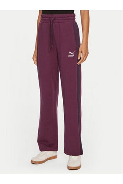 Puma Women's Sweatpants 626798 Burgundy, Black