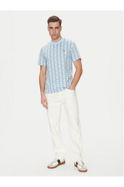 Lacoste Tricou bărbătesc TH2831 Albastru deschis