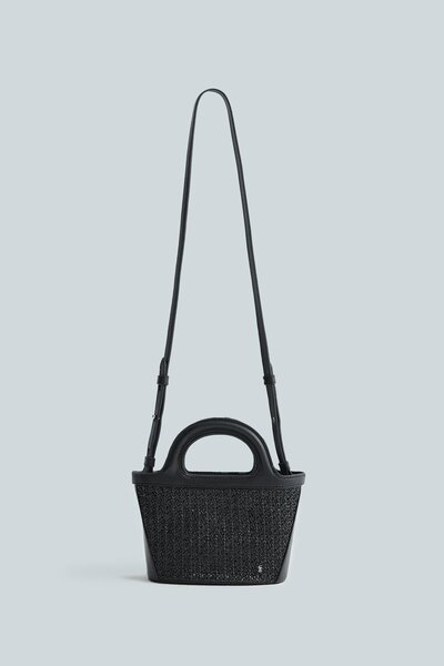 Suud Collection Black Ravi Knitted Bag