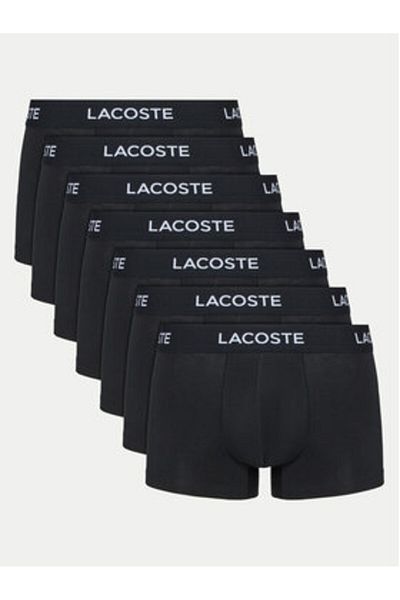 Lacoste Men's Set of 7 pairs of boxers 5H0864 Black