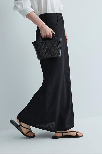 Suud Collection Black Ravi Knitted Bag