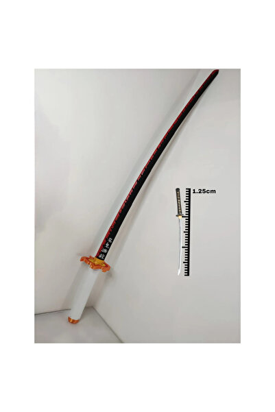 Genel Markalar Rengoku Katana 115 cm | Demon Slayer | Açılabilir Katana | Dayanıklı Plastik | Oyuncak