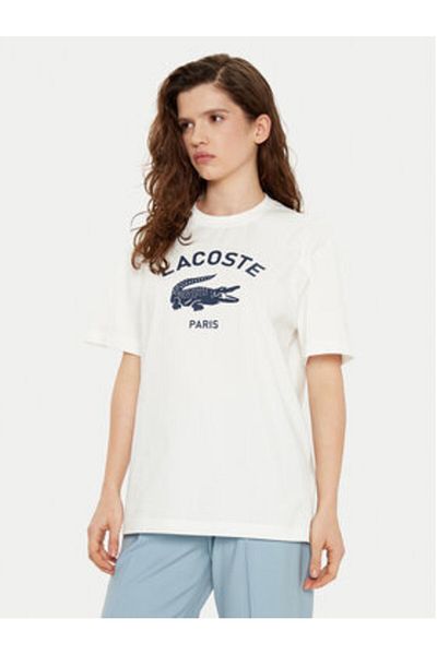 Lacoste Tricou damă Lacoste TH2733 Ecru