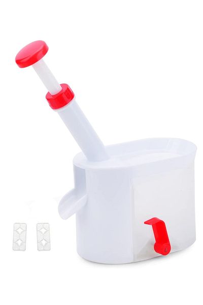zola Stoner, for sour cherries and olives, quick cleaning, 17.5 x 17 x 12 cm, white