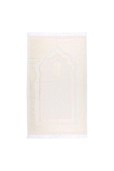 MANASEK Basic Beige Prayer Mat (69 X 113 Cm)