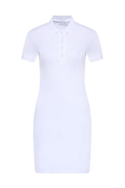 Lacoste Rochie casuală pentru femei Lacoste EF5473 Alb